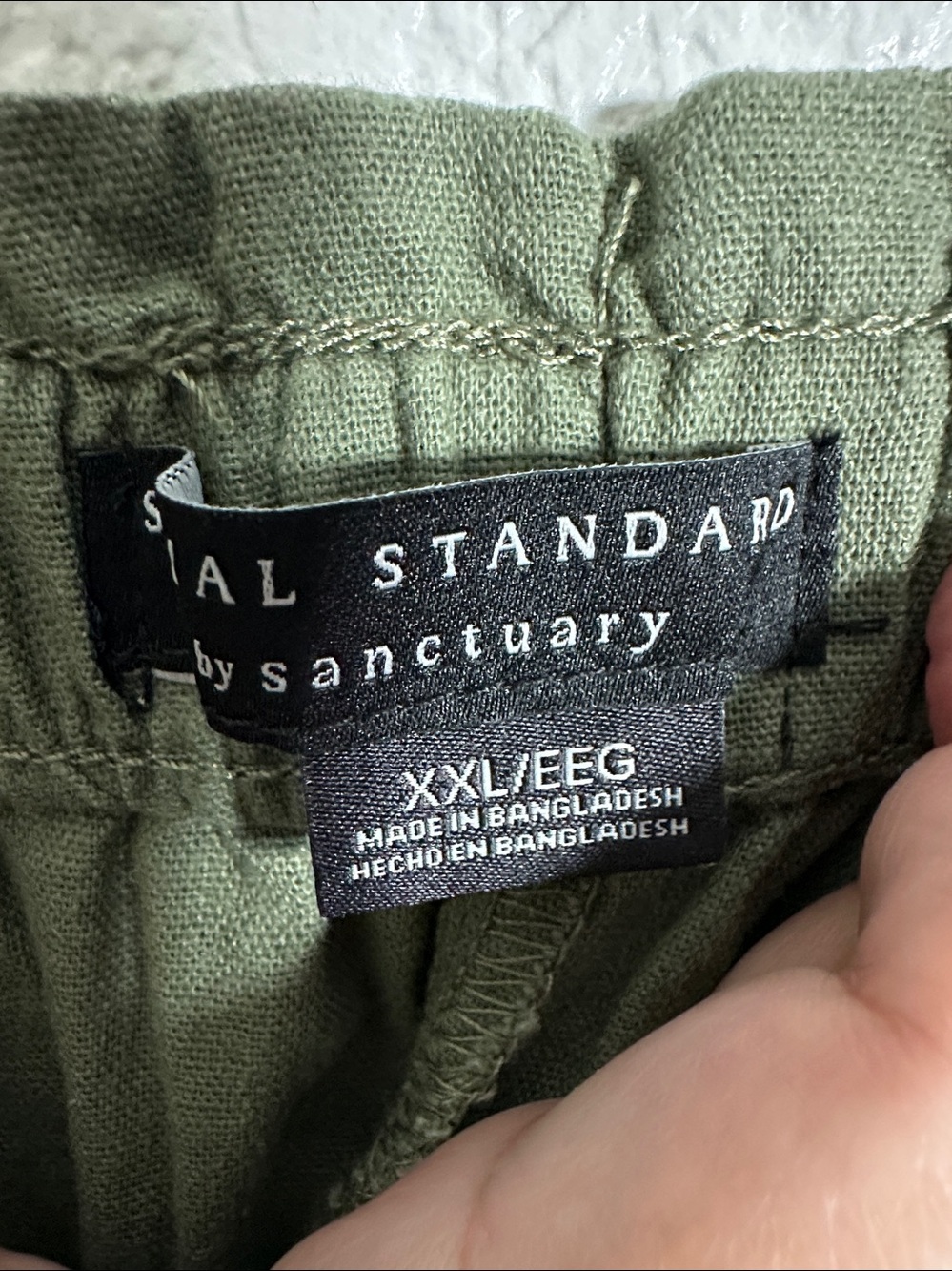 Social Standard by Sanctuary Solstice Linen Blend Jogger Pants Size XXL - Picture 7 of 7